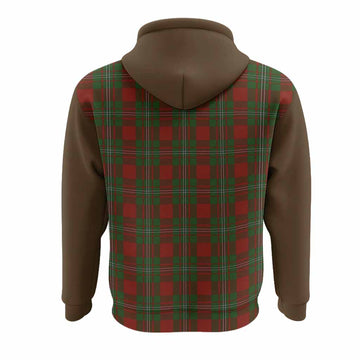 Strange (Strang) Tartan Accent Hoodie with Family Crest