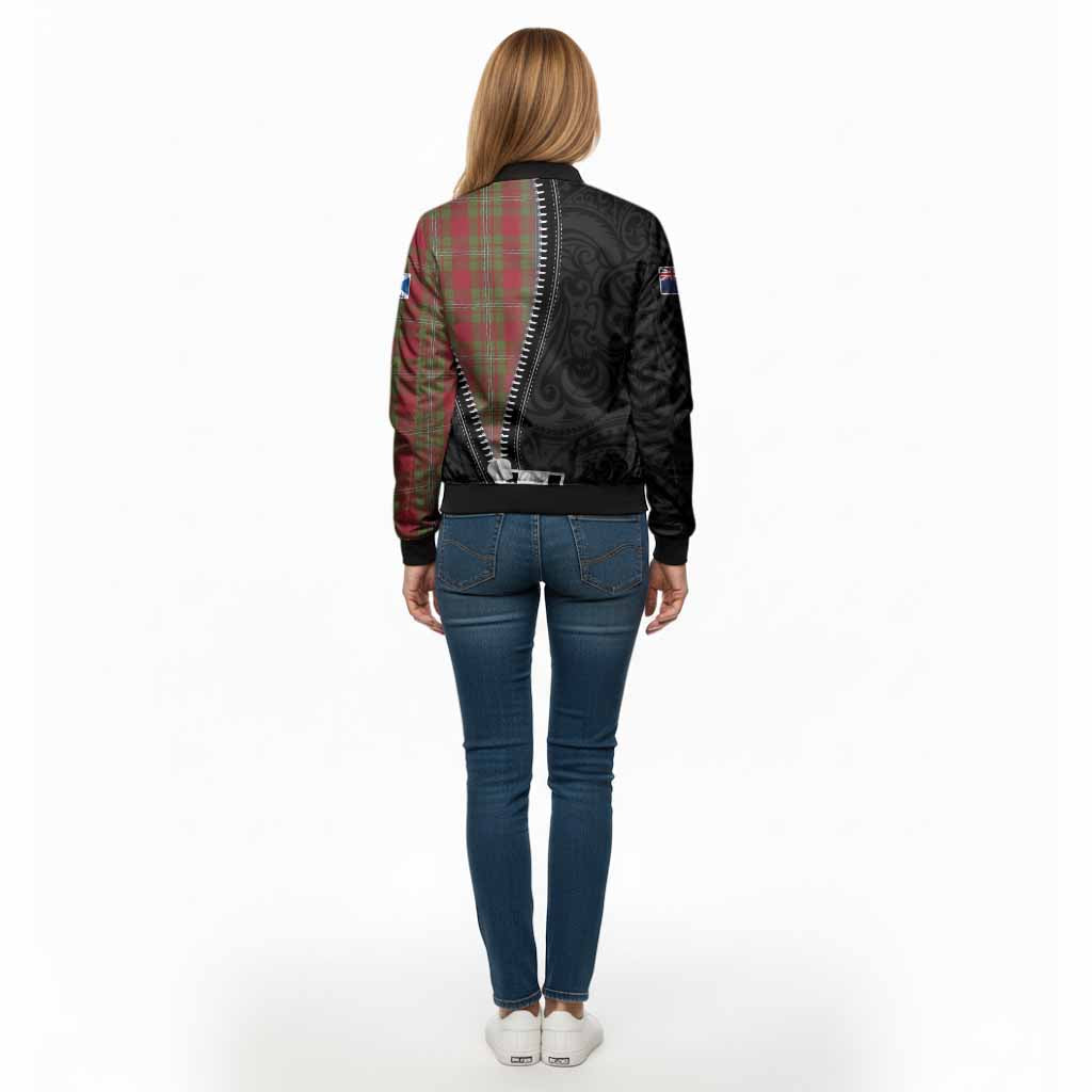 Strange (Strang) Tartan Bomber Jacket New Zealand Pattern Unique Zipper Stylized