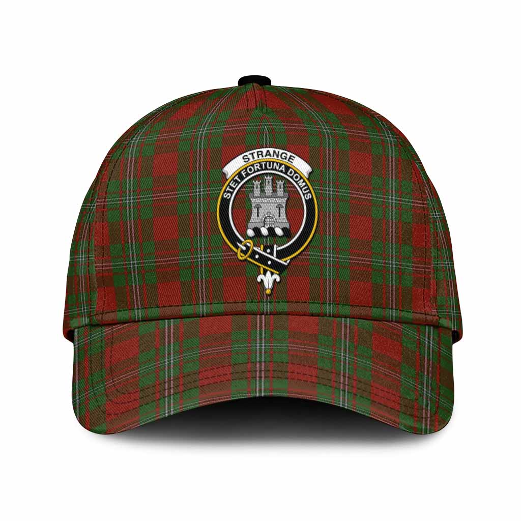 Strange (Strang) Tartan Classic Cap with Family Crest