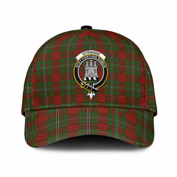 Strange (Strang) Tartan Classic Cap with Family Crest