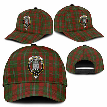 Strange (Strang) Tartan Classic Cap with Family Crest