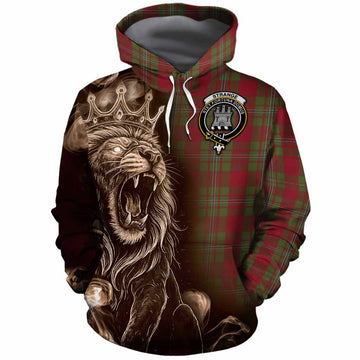 Strange (Strang) Tartan Cotton Hoodie Roaring Lion Heritage