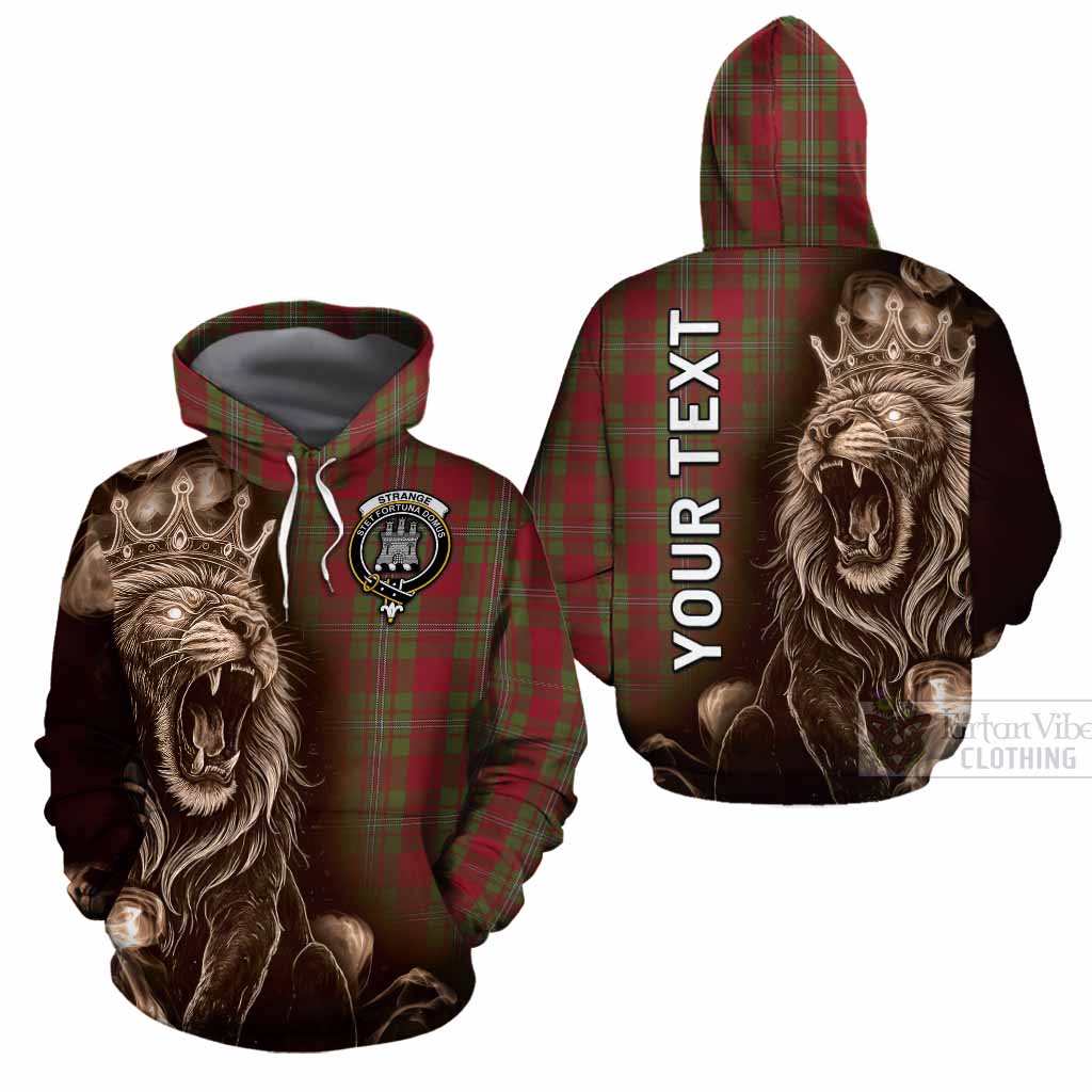 Strange (Strang) Tartan Cotton Hoodie Roaring Lion Heritage