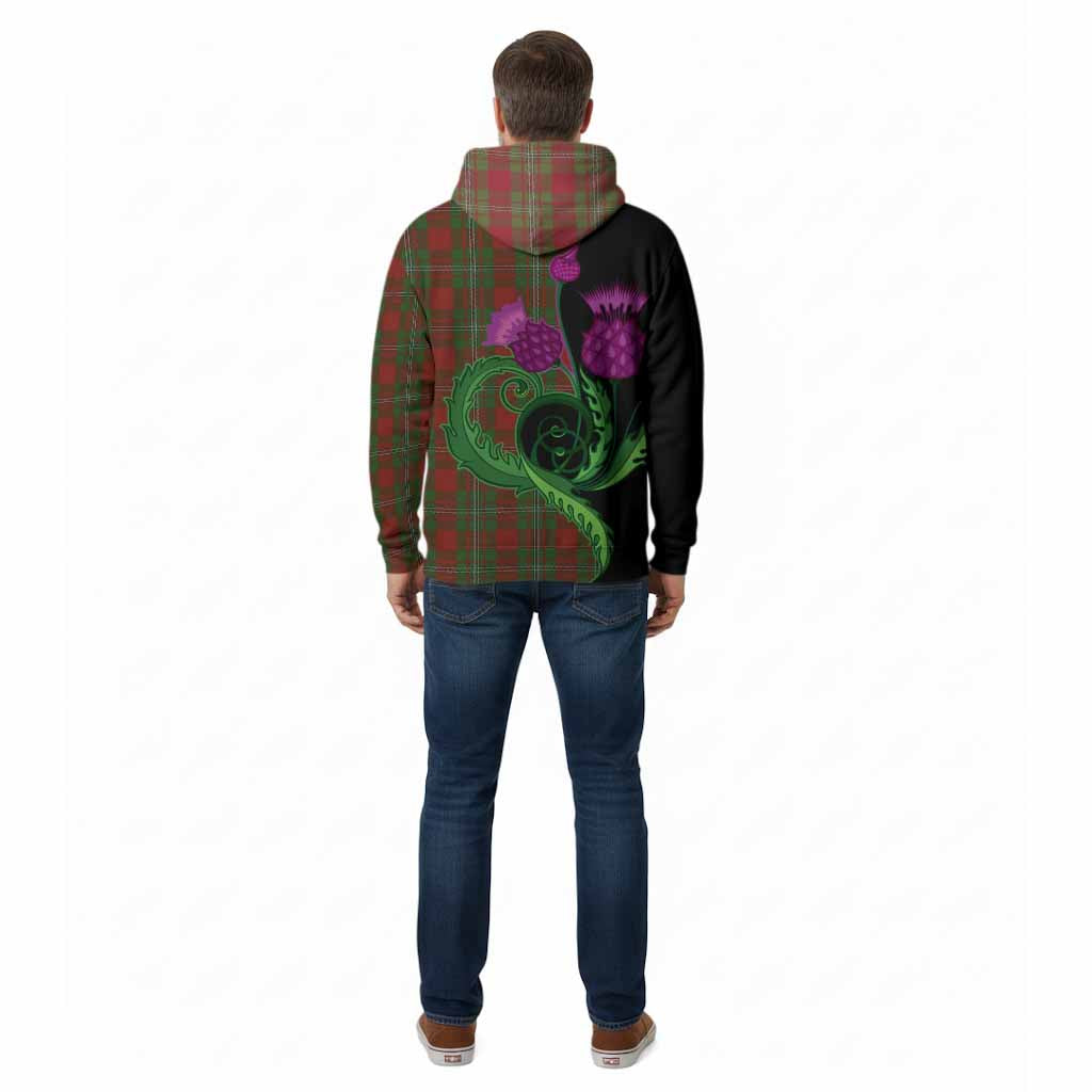 Strange (Strang) Tartan Cotton Hoodie Traditional Scottish Thistle