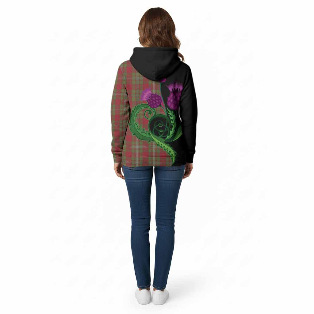 Strange (Strang) Tartan Cotton Hoodie Traditional Scottish Thistle