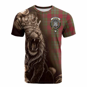 Strange (Strang) Tartan Cotton T-shirt Roaring Lion Heritage