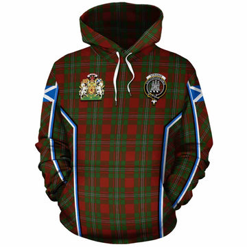 Strange (Strang) Tartan Crest Cotton Hoodie Scotland Coat of Arm Flag Style