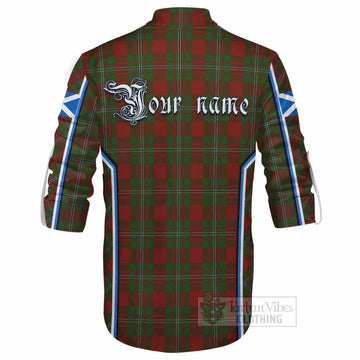 Strange (Strang) Tartan Crest Ghillie Kilt Shirt Scotland Coat of Arm Flag Style - Tartan Vibes Clothing