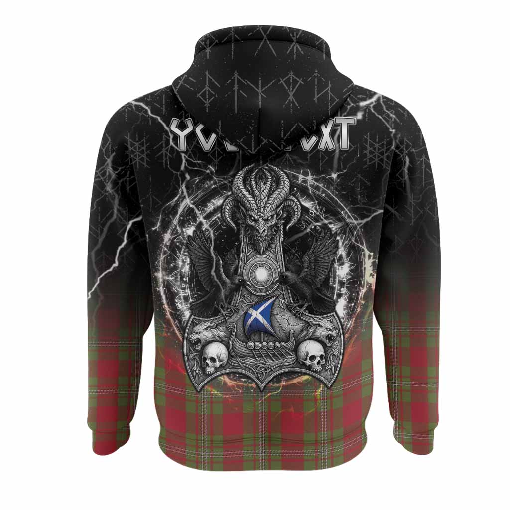 Strange (Strang) Tartan Crest Hoodie Celtic Odin's Raven Legacy
