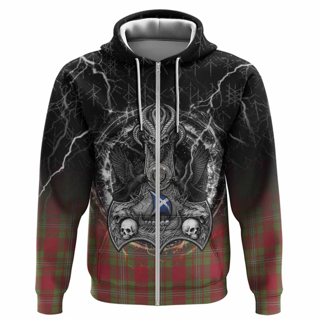 Strange (Strang) Tartan Crest Hoodie Celtic Odin's Raven Legacy