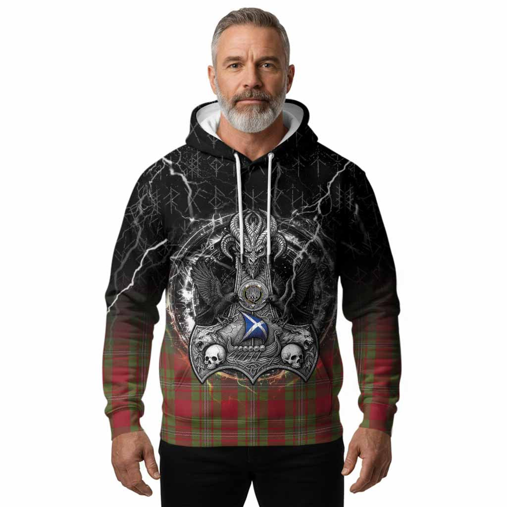 Strange (Strang) Tartan Crest Hoodie Celtic Odin's Raven Legacy