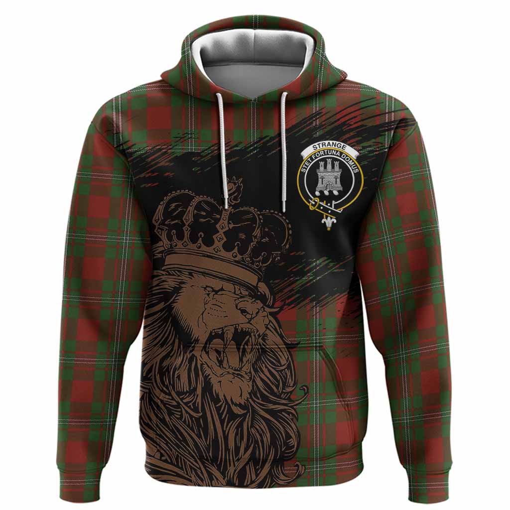 Strange (Strang) Tartan Crest Hoodie Crowned Lion Heritage Style