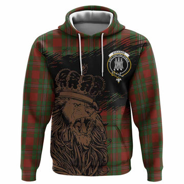 Strange (Strang) Tartan Crest Hoodie Crowned Lion Heritage Style