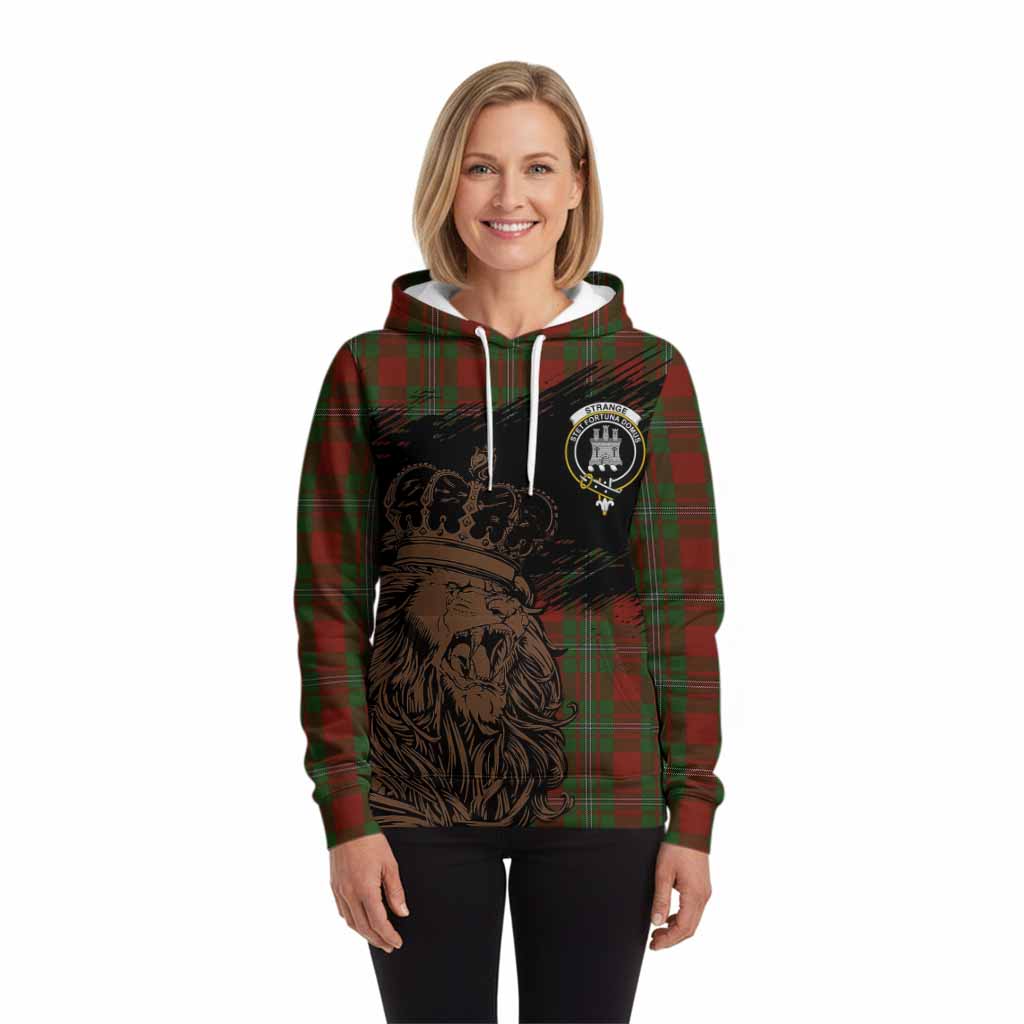 Strange (Strang) Tartan Crest Hoodie Crowned Lion Heritage Style
