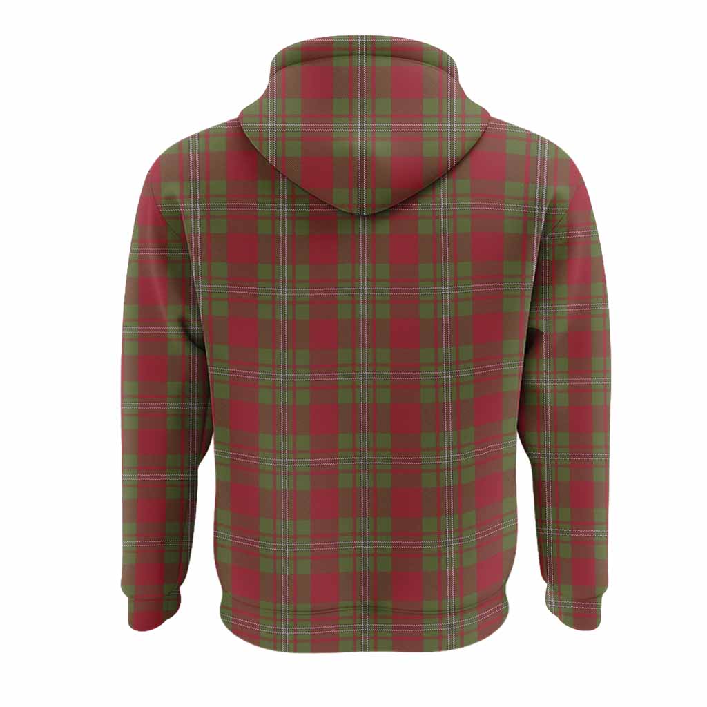 Strange (Strang) Tartan Crest Hoodie Ferocious Lion Style