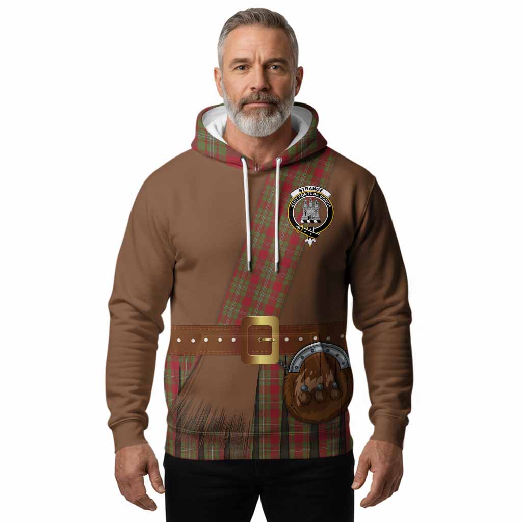 Strange (Strang) Tartan Crest Hoodie Kilt Costume Style
