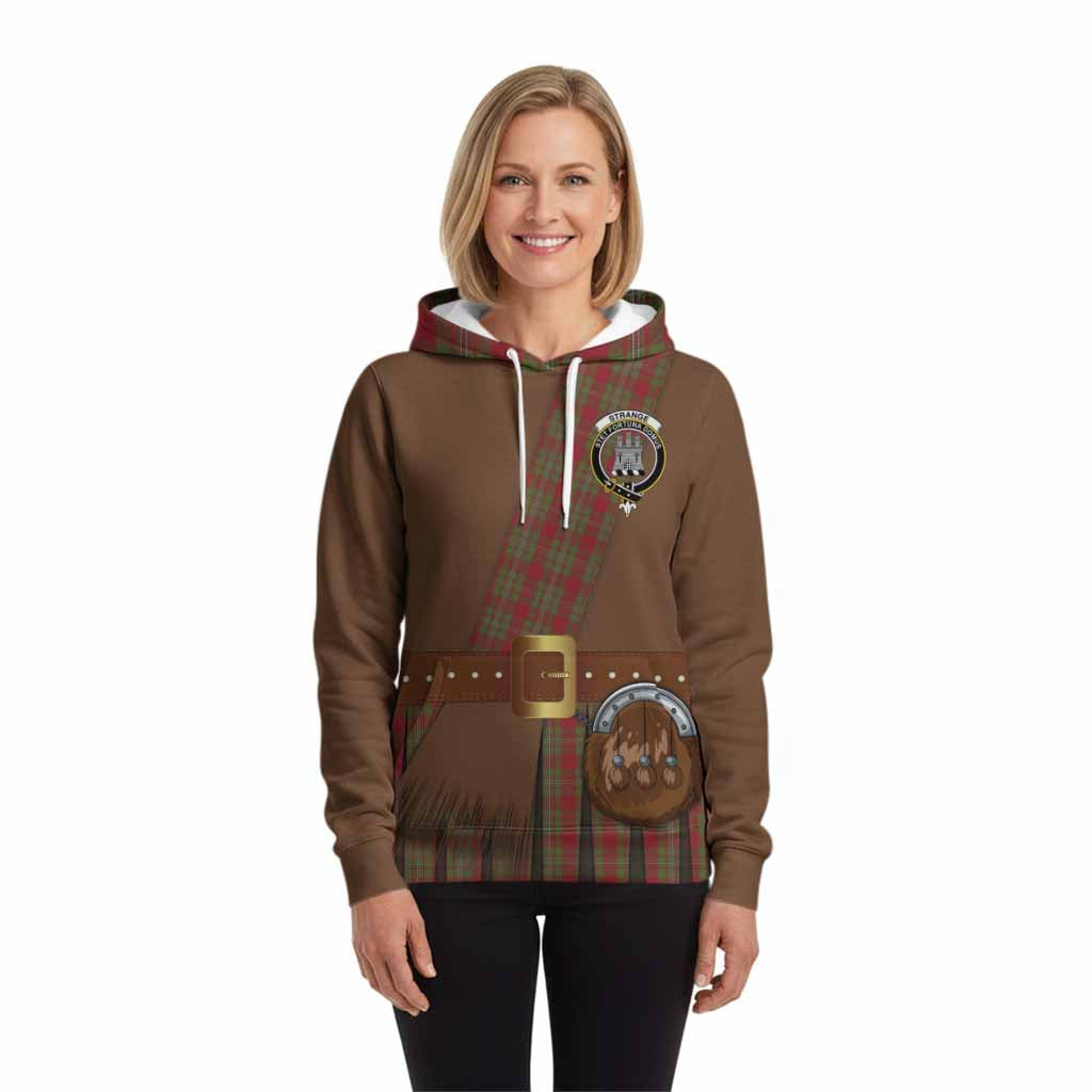 Strange (Strang) Tartan Crest Hoodie Kilt Costume Style