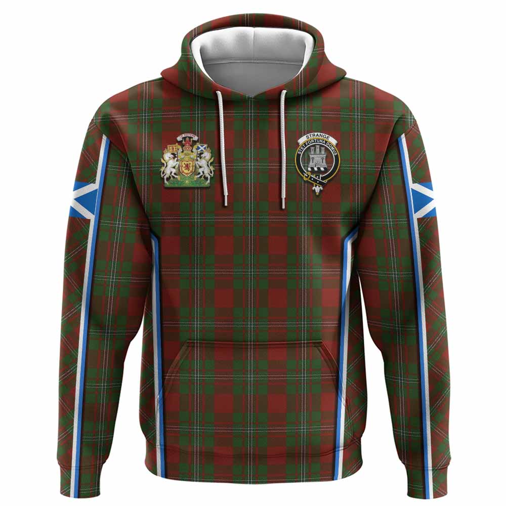 Strange (Strang) Tartan Crest Hoodie Scotland Coat of Arm Flag Style - Tartan Vibes Clothing