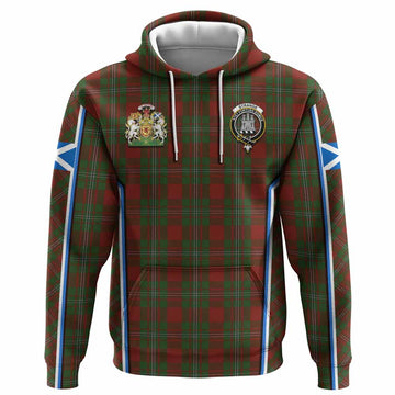 Strange (Strang) Tartan Crest Hoodie Scotland Coat of Arm Flag Style