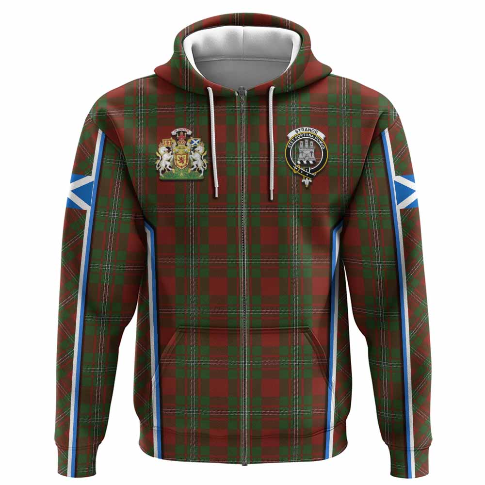 Strange (Strang) Tartan Crest Hoodie Scotland Coat of Arm Flag Style - Tartan Vibes Clothing