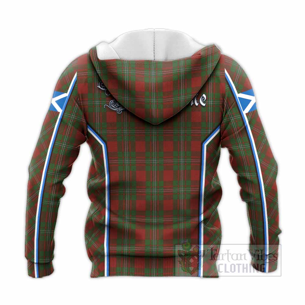 Strange (Strang) Tartan Crest Knitted Hoodie Scotland Coat of Arm Flag Style - Tartan Vibes Clothing