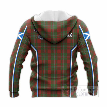 Strange (Strang) Tartan Crest Knitted Hoodie Scotland Coat of Arm Flag Style - Tartan Vibes Clothing