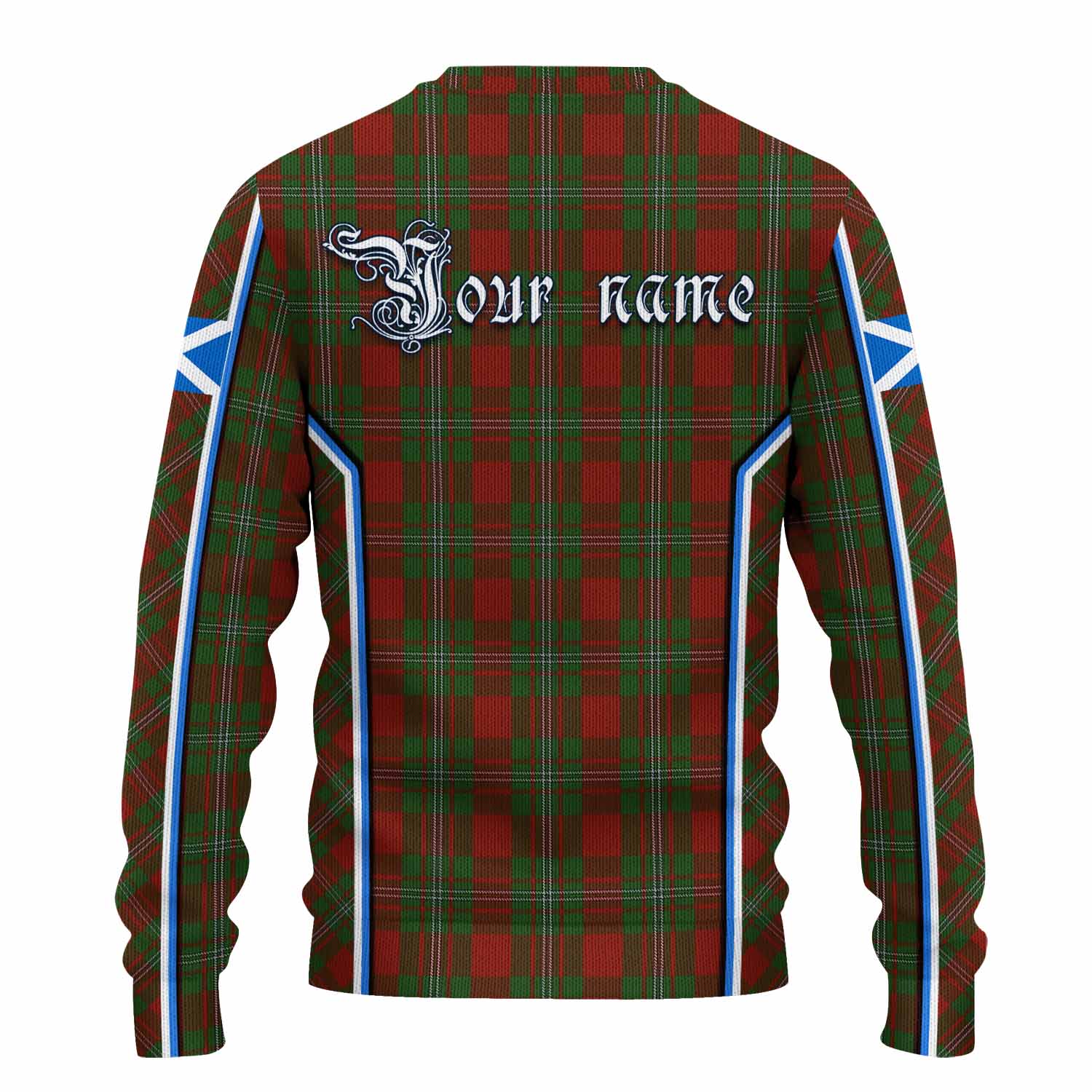 Strange (Strang) Tartan Crest Knitted Sweater Scotland Coat of Arm Flag Style - Tartan Vibes Clothing