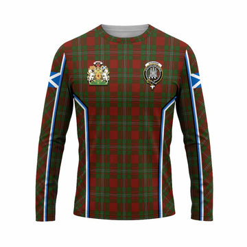 Strange (Strang) Tartan Crest Long Sleeve T-Shirt Scotland Coat of Arm Flag Style - Tartan Vibes Clothing