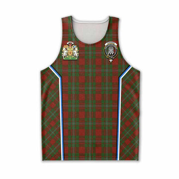 Strange (Strang) Tartan Crest Men Tank Top Scotland Coat of Arm Flag Style