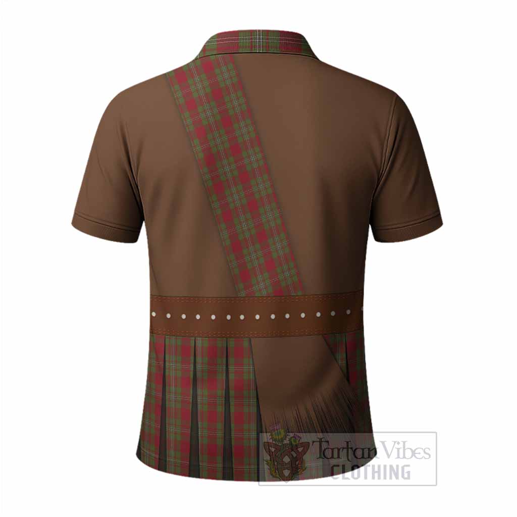 Strange (Strang) Tartan Crest Polo Shirt Kilt Costume Style