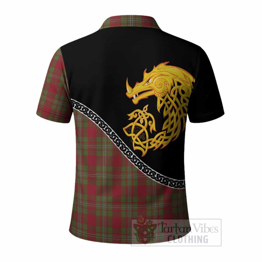 Strange (Strang) Tartan Crest Polo Shirt Legendary Dragon Knot Half Style