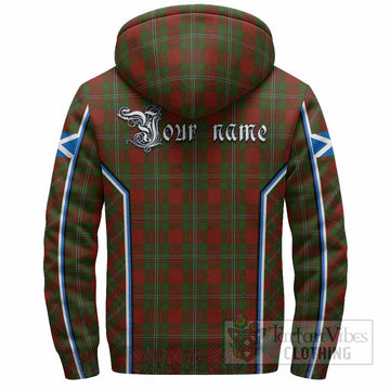 Strange (Strang) Tartan Crest Sherpa Hoodie Scotland Coat of Arm Flag Style