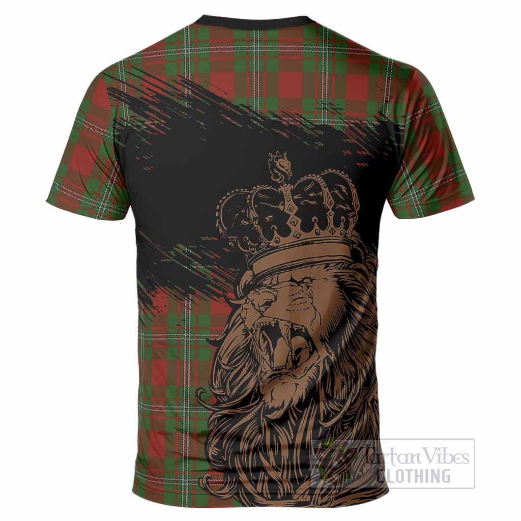 Strange (Strang) Tartan Crest T-Shirt Crowned Lion Heritage Style