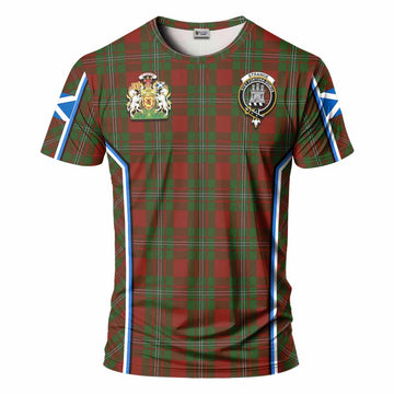 Strange (Strang) Tartan Crest T-shirt Scotland Coat of Arm Flag Style - Tartan Vibes Clothing
