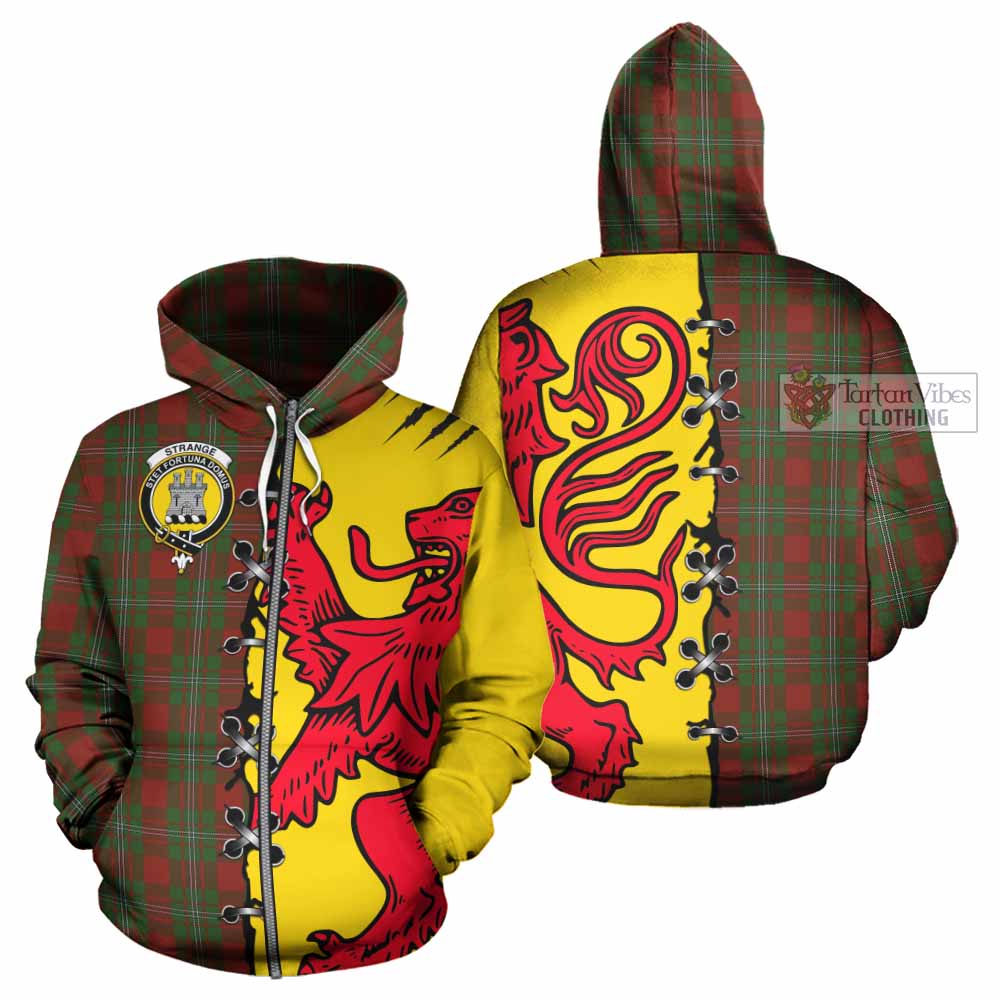 Strange (Strang) Tartan Family Crest Hoodie Lion Rampant Honor - Tartan Vibes Clothing