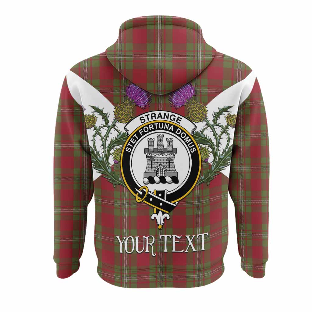 Strange (Strang) Tartan Family Crest Hoodie Scottish Burns Night Thistle Floral