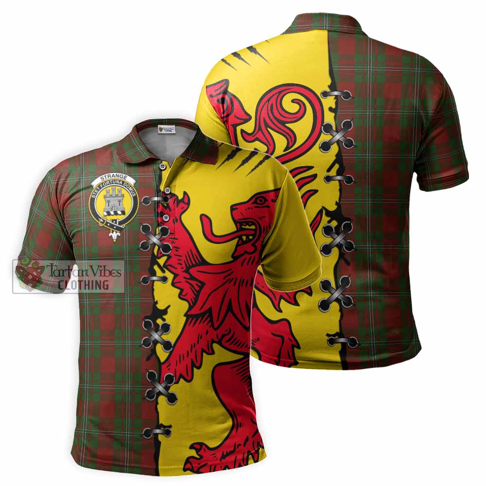 Strange (Strang) Tartan Family Crest Polo Shirt Lion Rampant Honor - Tartan Vibes Clothing