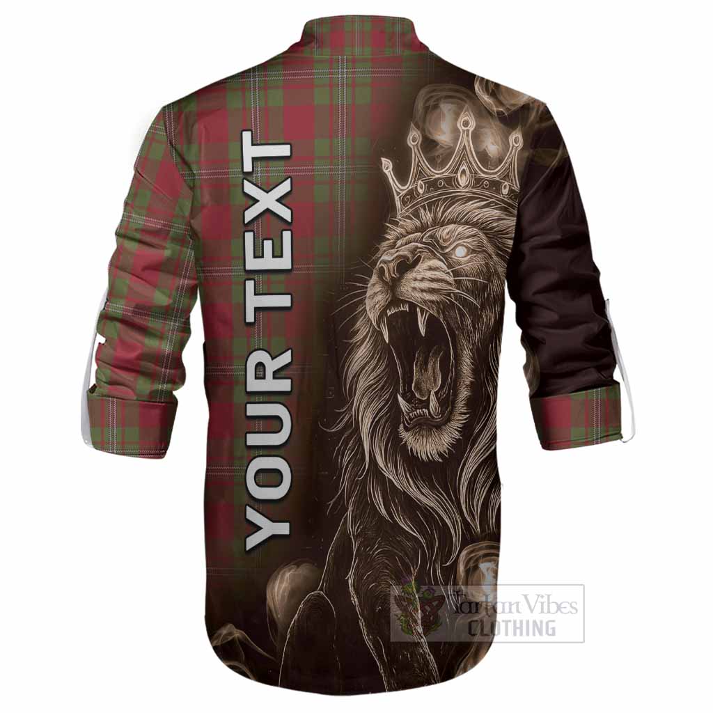 Strange (Strang) Tartan Ghillie Shirt Roaring Lion Heritage