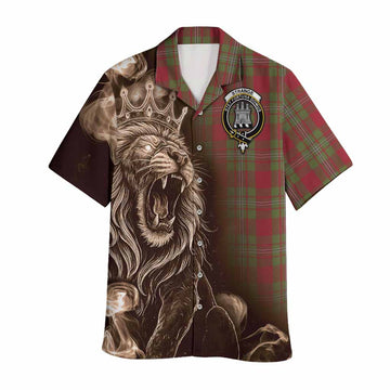Strange (Strang) Tartan Hawaiian Shirt Roaring Lion Heritage
