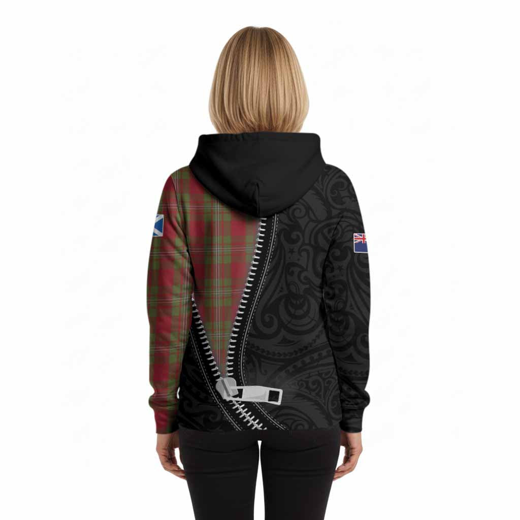 Strange (Strang) Tartan Hoodie New Zealand Pattern Unique Zipper Stylized