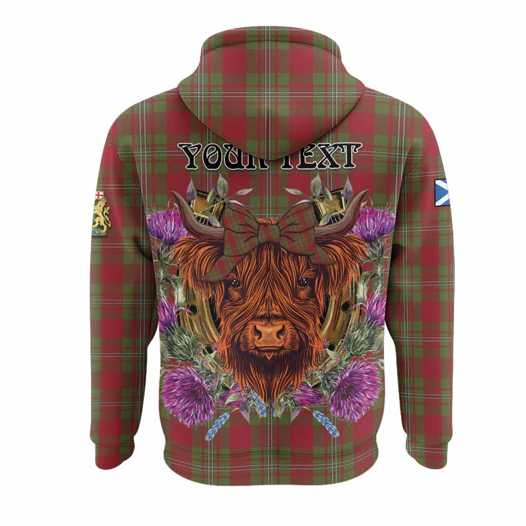 Strange (Strang) Tartan Hoodie Scottish Thistle Heilan Coo