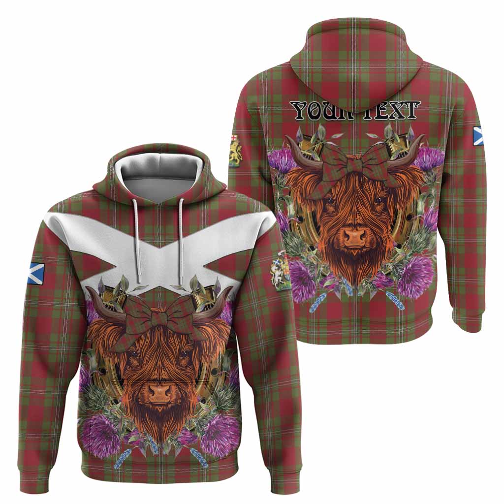Strange (Strang) Tartan Hoodie Scottish Thistle Heilan Coo