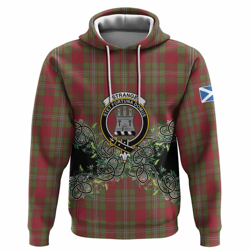 Strange (Strang) Tartan Hoodie Thistle Scottish Spirit