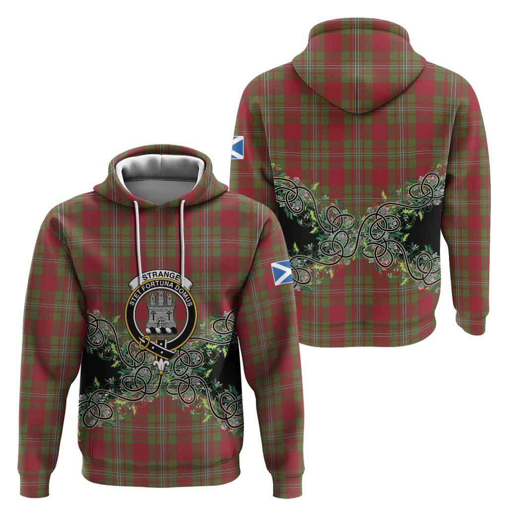 Strange (Strang) Tartan Hoodie Thistle Scottish Spirit