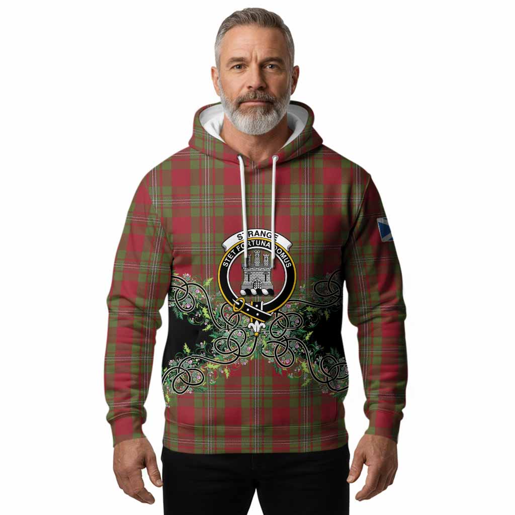 Strange (Strang) Tartan Hoodie Thistle Scottish Spirit