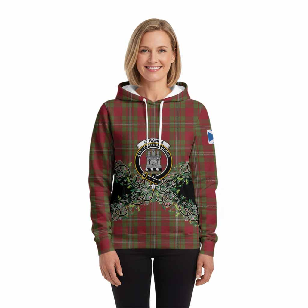 Strange (Strang) Tartan Hoodie Thistle Scottish Spirit