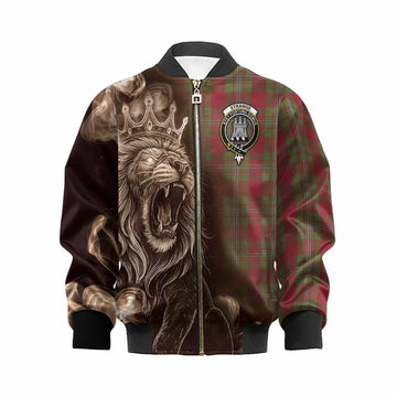 Strange (Strang) Tartan Kid Bomber Jacket Roaring Lion Heritage