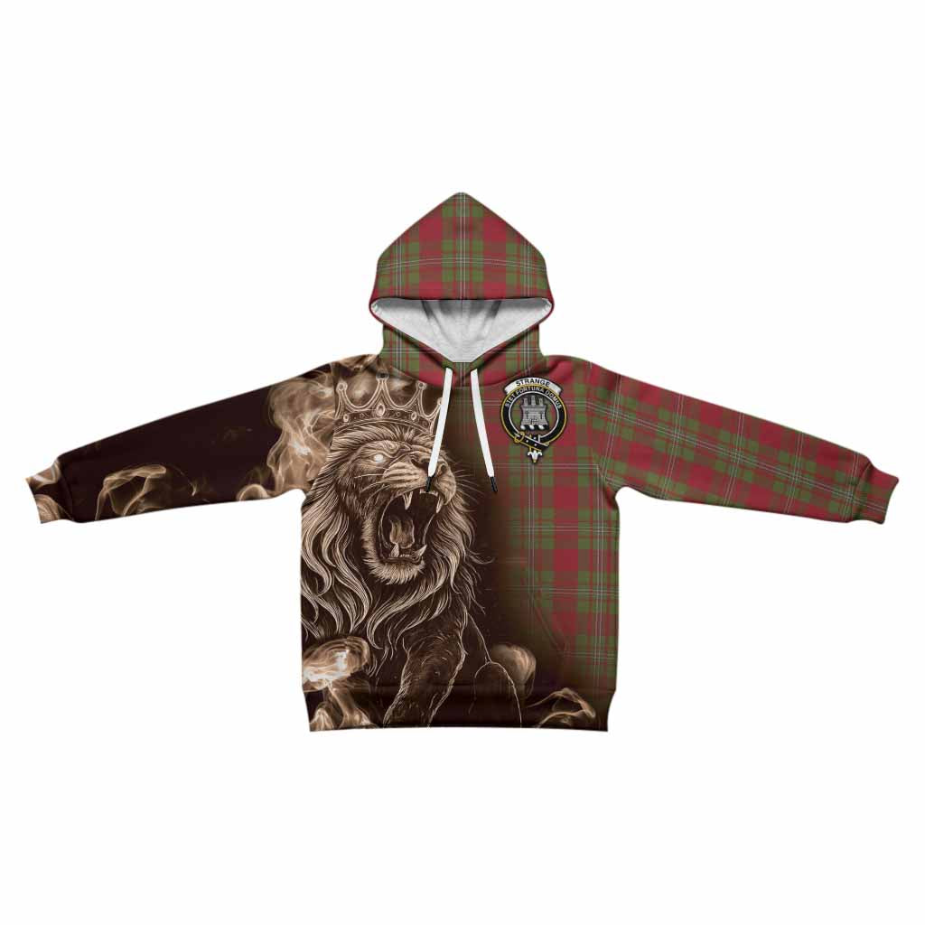 Strange (Strang) Tartan Kid Hoodie Roaring Lion Heritage