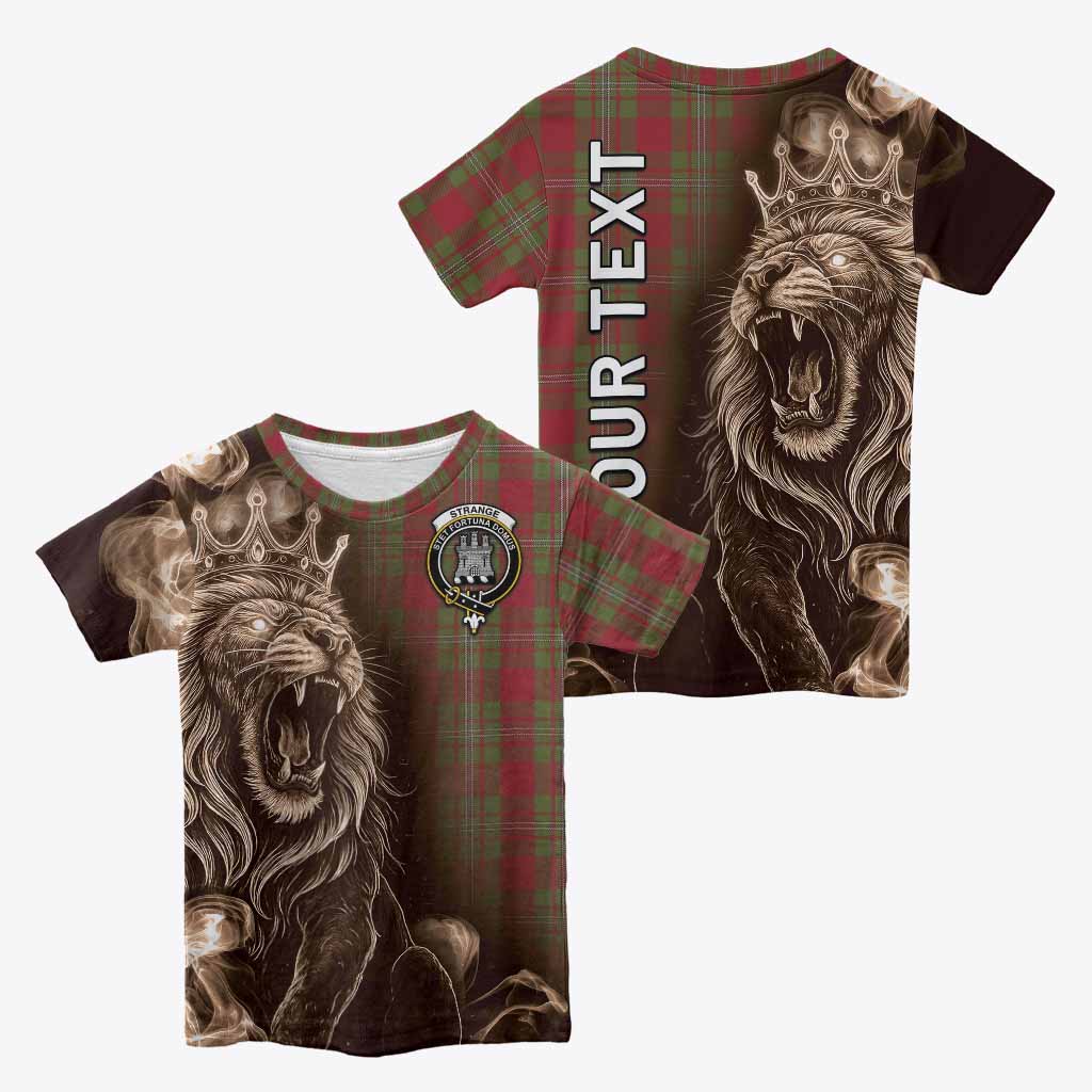 Strange (Strang) Tartan Kid T-shirt Roaring Lion Heritage