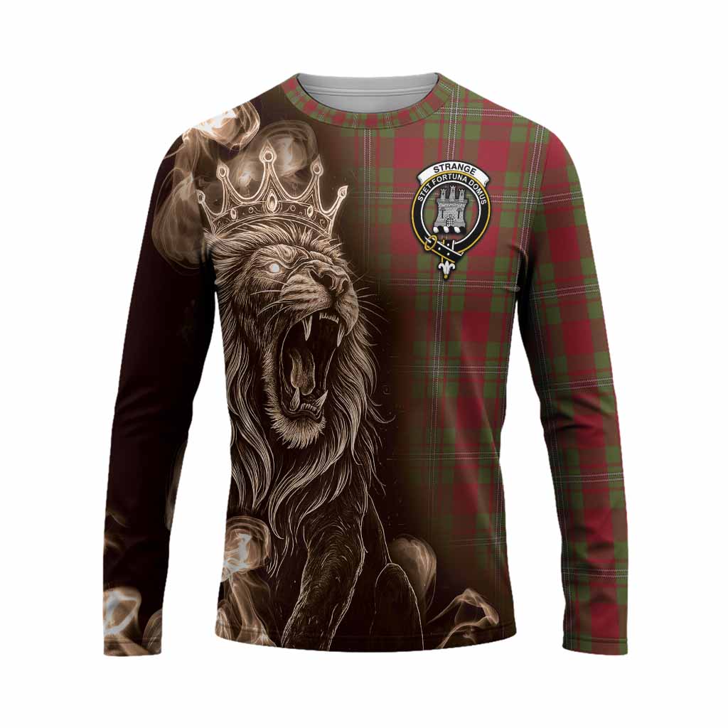 Strange (Strang) Tartan Long Sleeve T-Shirt Roaring Lion Heritage